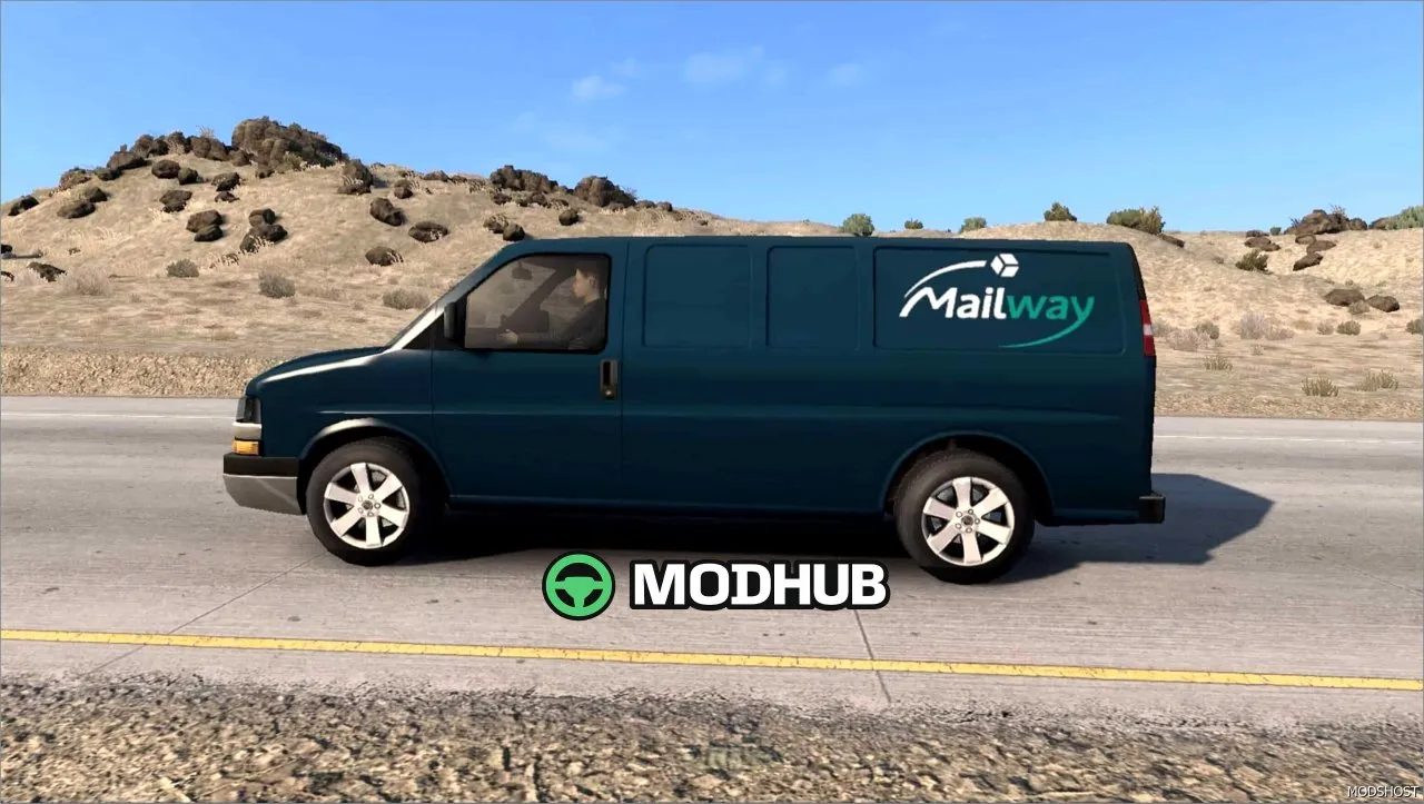 Mailway Postal VAN ATS Trailer Mod - sleek and functional