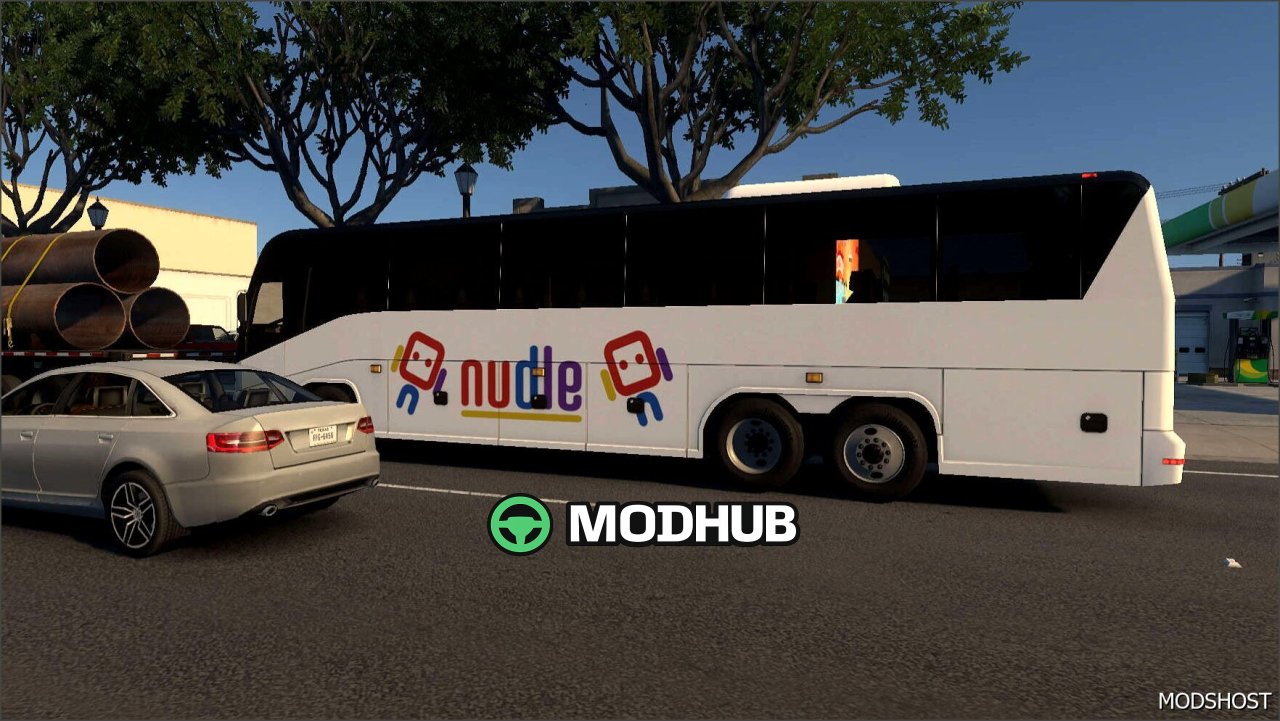 Nudle Coach - Stylowy Mod Autobusu do American Truck Simulator