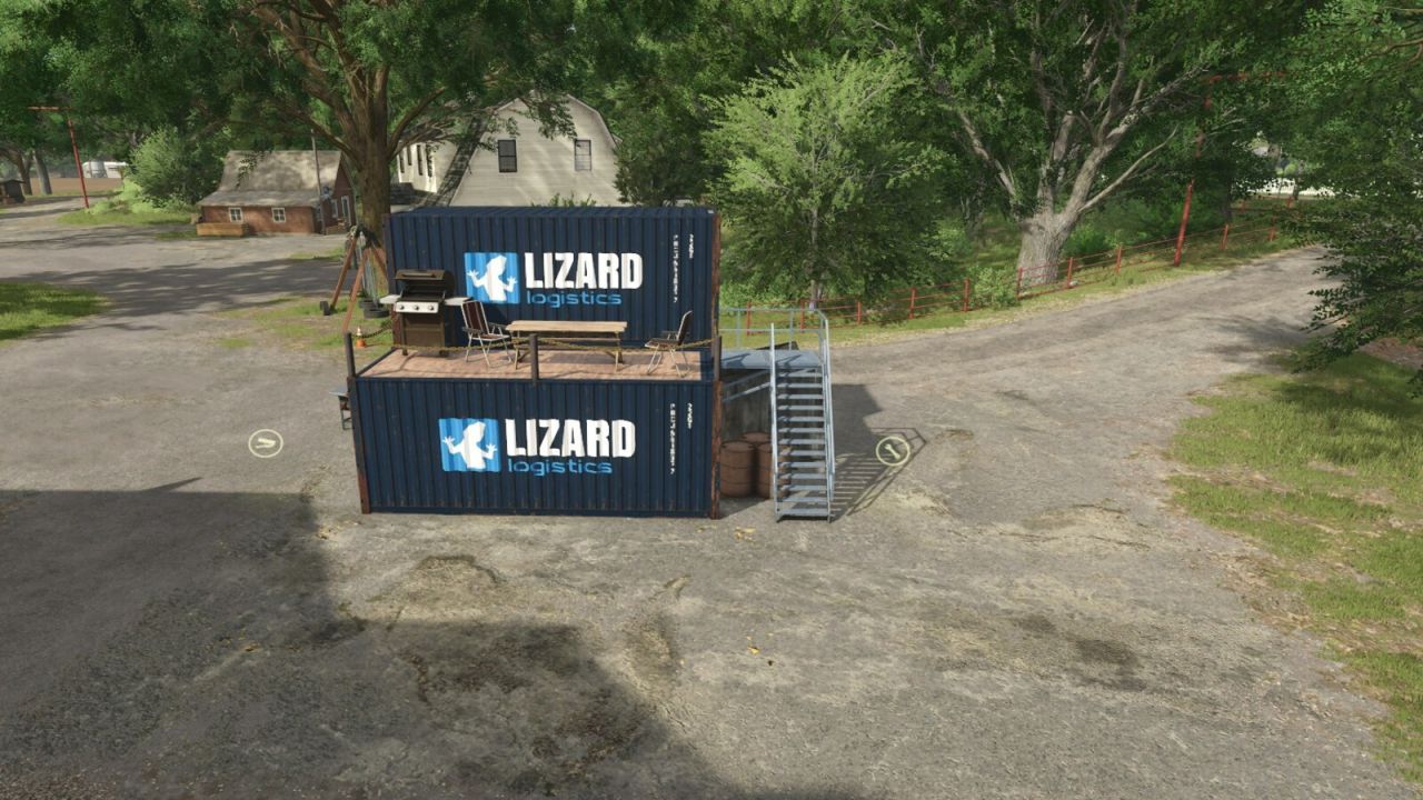 Efficient Lizard Wood Storage for Farming Simulator 25