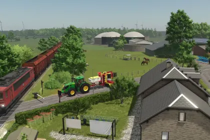 Ефективна Карта Schwesing Bahnhof для Farming Simulator 25 — 1