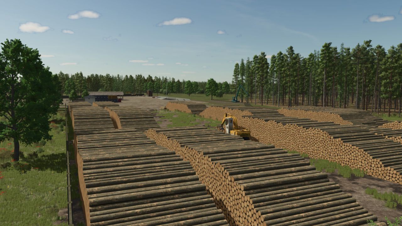 Ефективна Карта Sunshine Forest для Farming Simulator 25