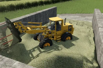 Effizienter Lader JCB 412S für moderne Landwirte