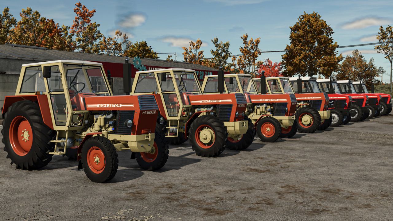 Efficient Tractor Zetor UR2 4 Pack for Farming Simulator 25