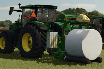 Efektywny Mod Krone EasyWrap 150 do Farming Simulator 25