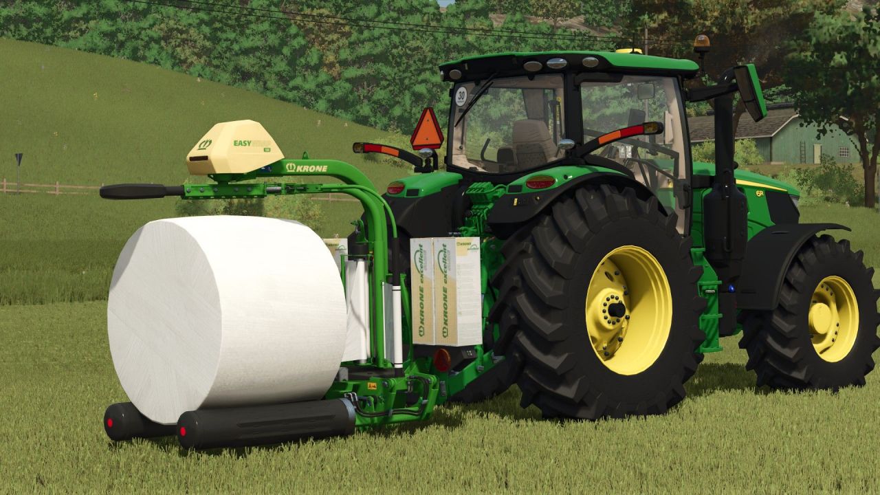 Ефективний Мод Krone EasyWrap 150 для Farming Simulator 25