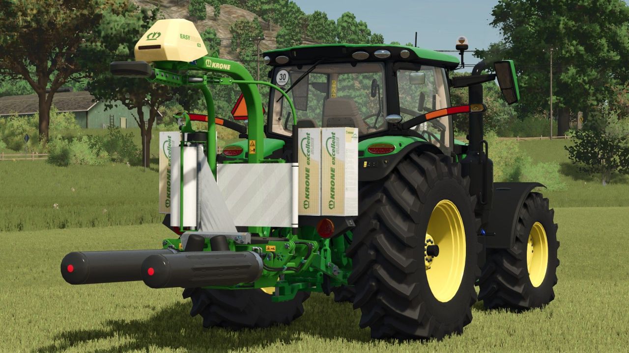 Ефективний Мод Krone EasyWrap 150 для Farming Simulator 25