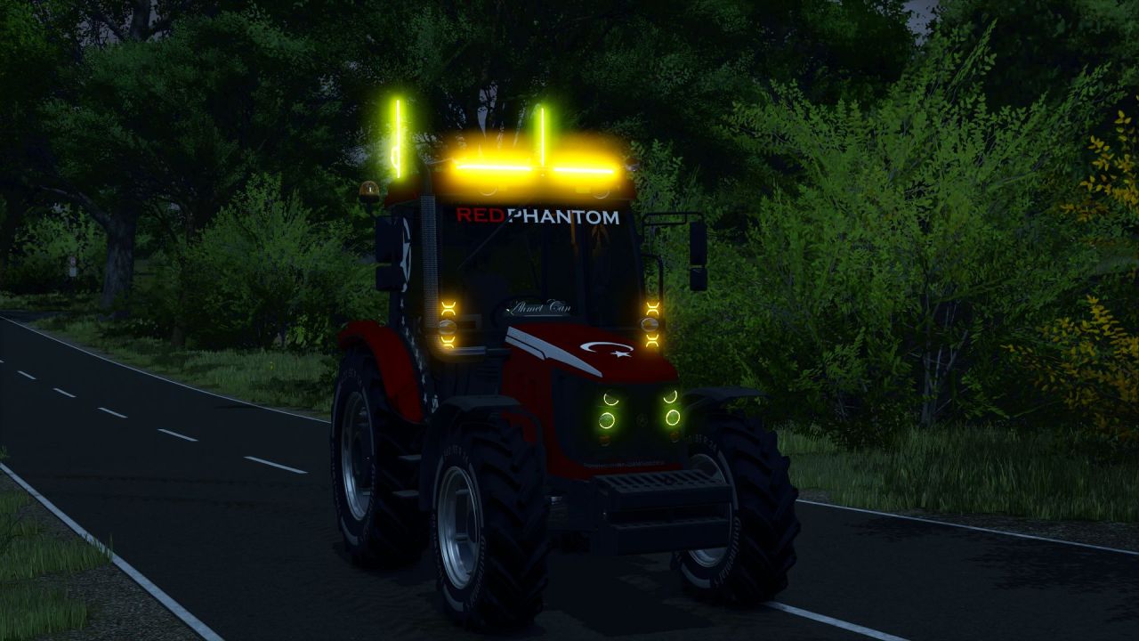 Ефективний Трактор Tümosan 8110 Red Phantom Show для Farming Simulator 25