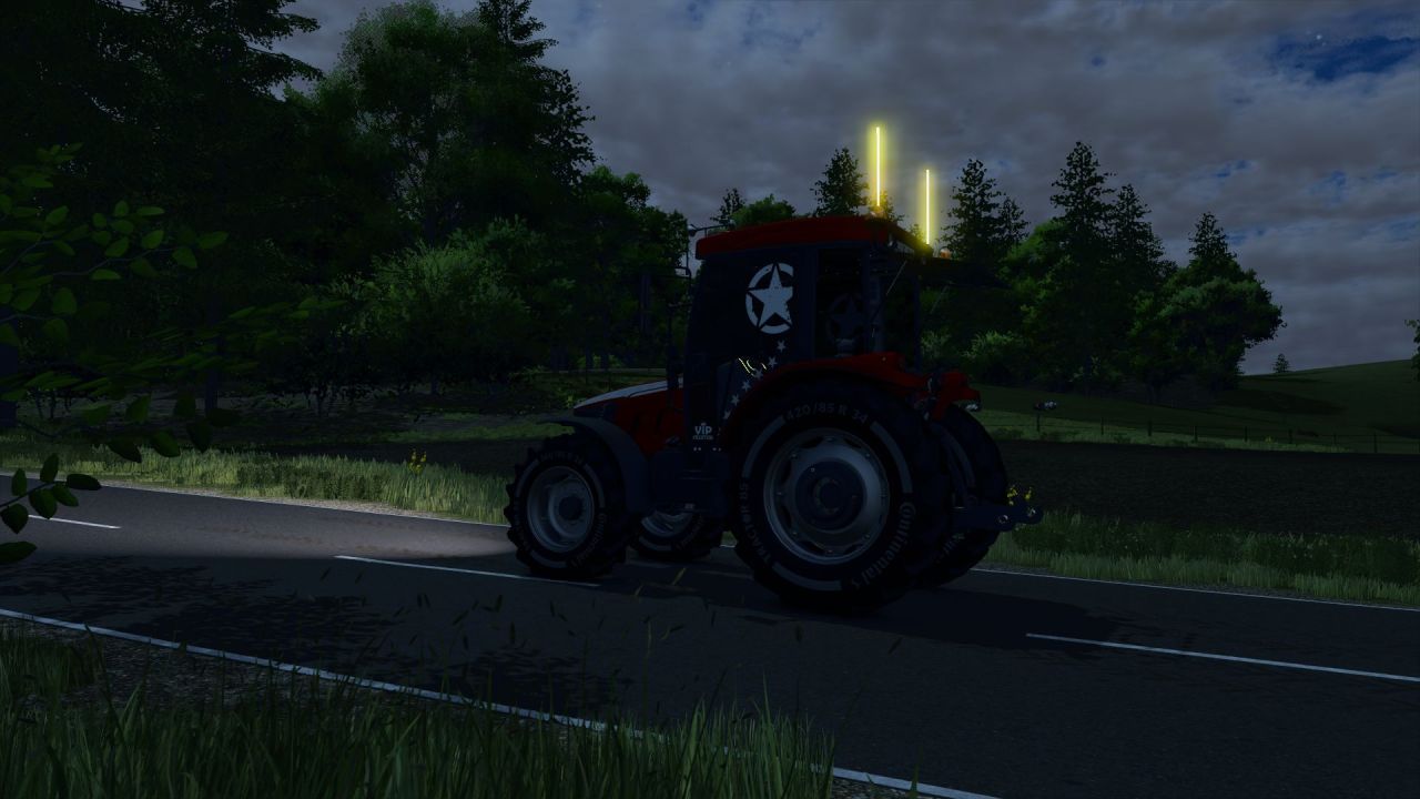 Ефективний Трактор Tümosan 8110 Red Phantom Show для Farming Simulator 25