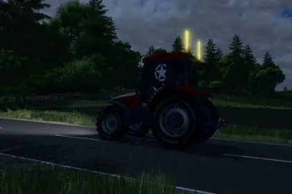 Ефективний Трактор Tümosan 8110 Red Phantom Show для Farming Simulator 25 — 3