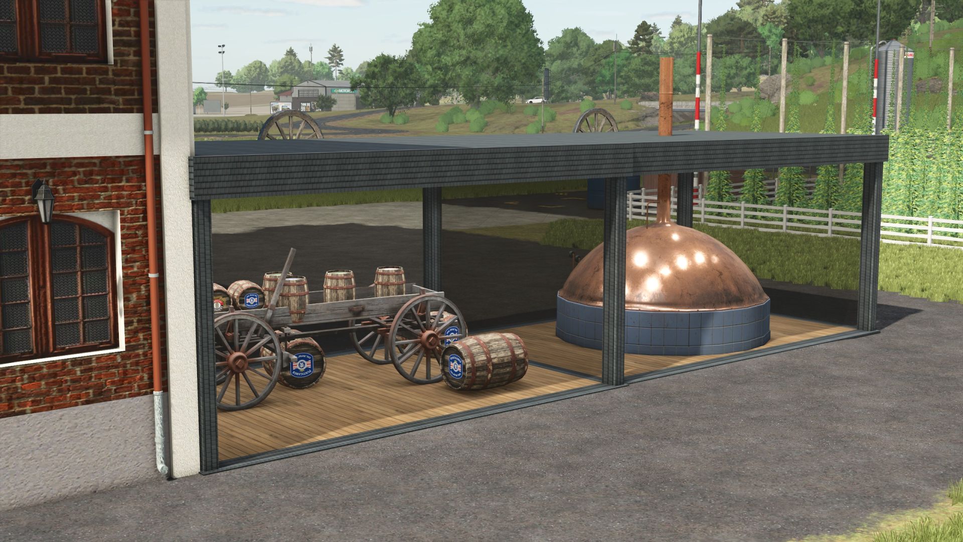 Brauerei mit Hopfenplantage für Farming Simulator 25 - Screenshots