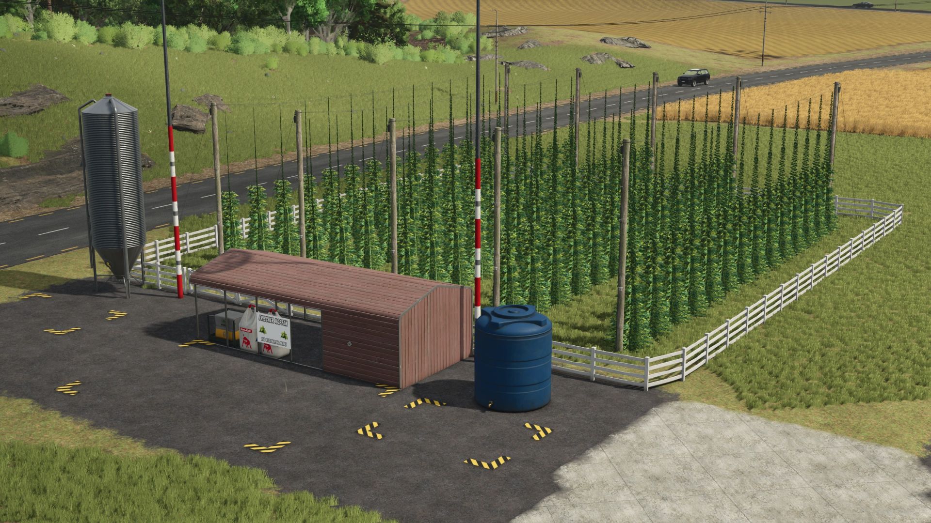 Brauerei mit Hopfenplantage für Farming Simulator 25 - Screenshots