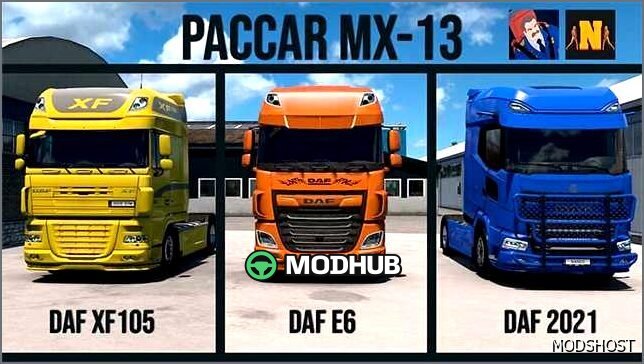 Exciting Paccar MX13 Sound for DAF V3.6
