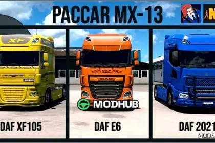 Exciting Paccar MX13 Sound for DAF V3.6