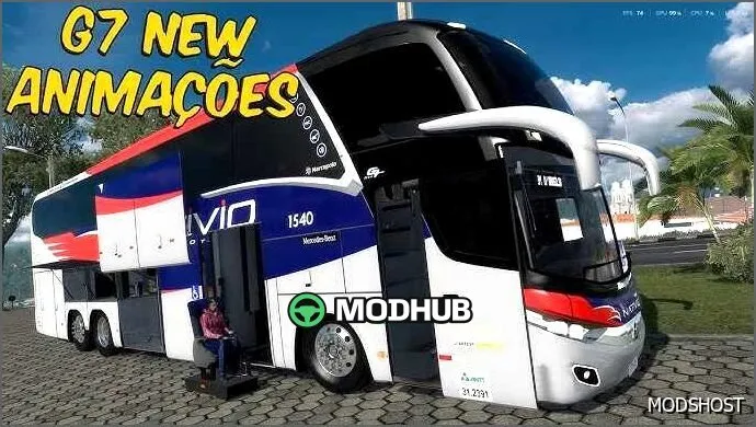 Marcopolo G7 1600 LD MB 2024 - Beeindruckendes Bus-Mod