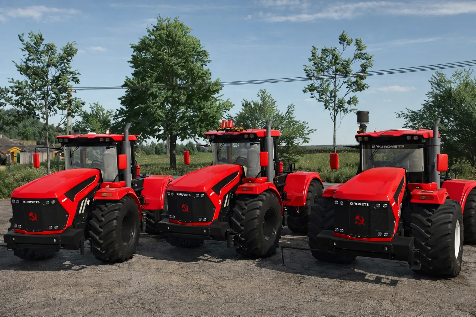 Мод на трактор Kirovets K7 Series для Фермер Симулятор 25
