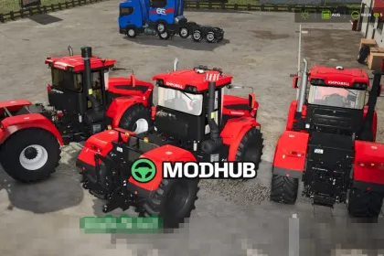 Мод на трактор Kirovets K7 Series для Фермер Симулятор 25 — 2