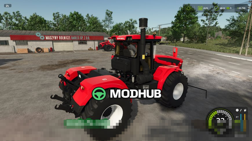 Mod na traktor Kirovets K7 Series dla Farming Simulator 25 - Zrzuty ekranu