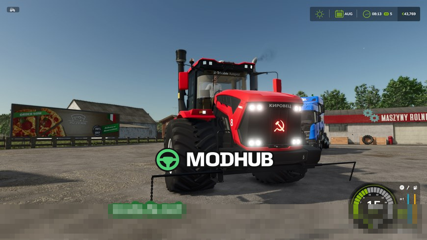 Mod na traktor Kirovets K7 Series dla Farming Simulator 25 - Zrzuty ekranu