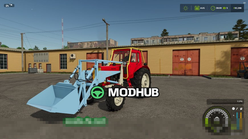 Mod na traktor MTZ 80 do Farming Simulator 25 - Zrzuty ekranu