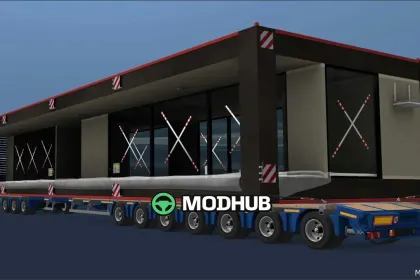 Контейнерний будинок: Вражаючий вантаж 1.58 ETS2 Mod