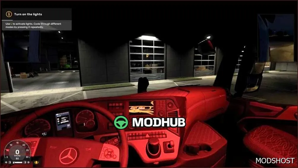 Cabin Light Euro Truck Simulator 2 - Vibrant Mod