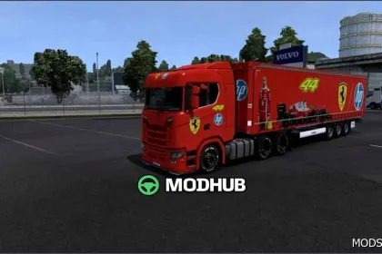 Aggressive Ferrari Scania S and Premium Profiliner Skin Pack