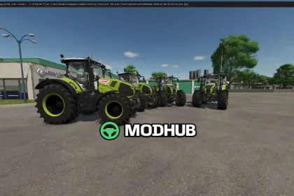Мод на Трактори Claas Axion 800 Series Edit v1.0.0.0 для Фермер Симулятор 25
