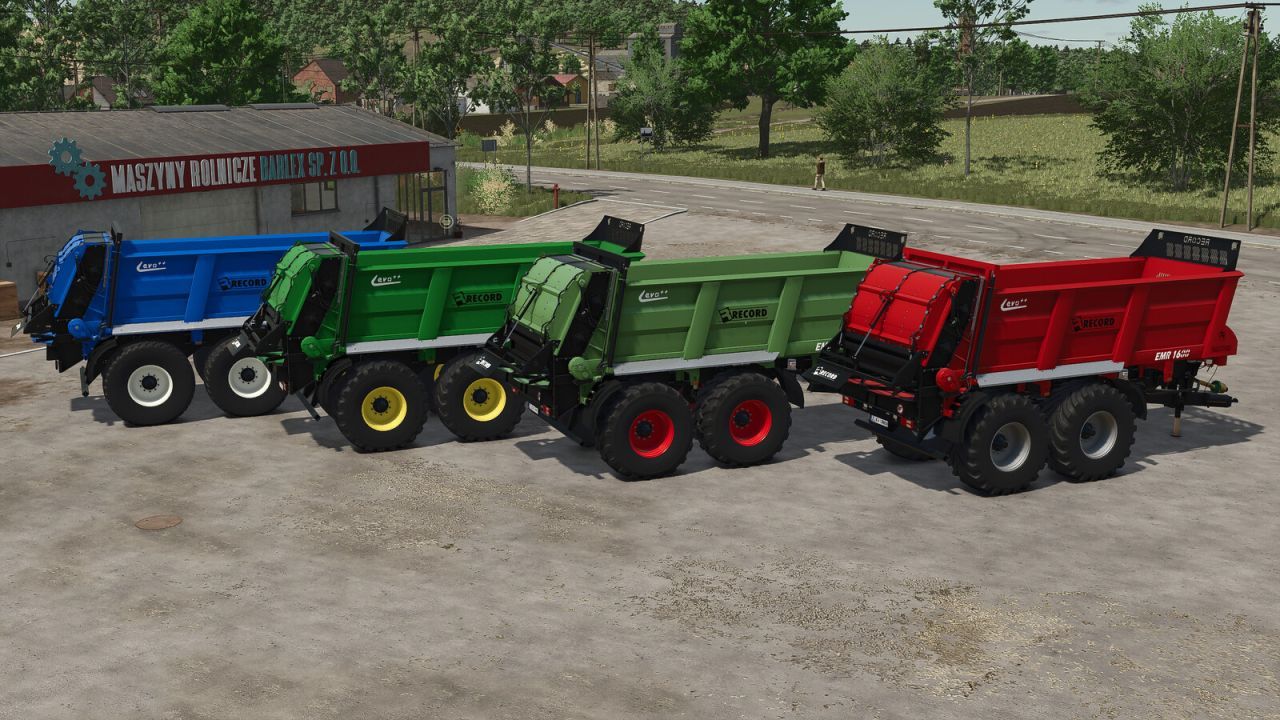 Ефективний Розкидач Record EMR 1600 EVO++ для Середніх Ферм