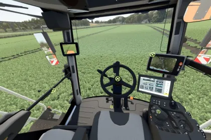 Ефективний Трактор Claas Xerion Saddle Trac для Farming Simulator 25 — 5