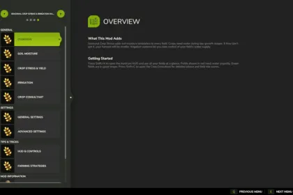 Ефективний Мод Seasonal Crop Stress для Farming Simulator 25 — 1