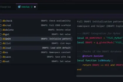 Ефективний Мод Centralized Database Manager для Farming Simulator 25 — 4
