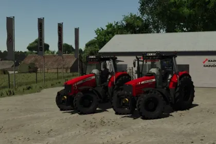 Effizienter Traktor Massey Ferguson 6480 Series für Farming Simulator 25