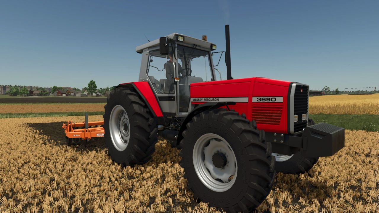 Ефективний Трактор Massey Ferguson 3600 Series Large для Farming Simulator 25
