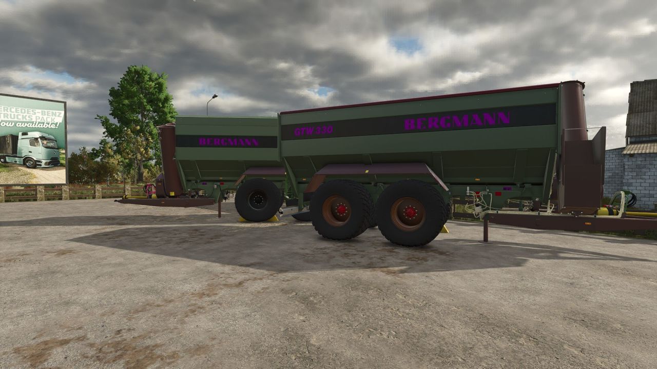 Efficient Mod for Truck Bergmann GTW330 for Farming Simulator 25