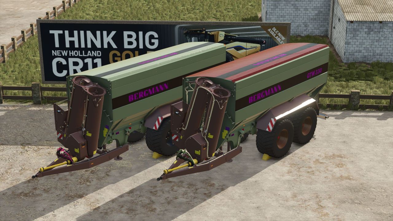 Ефективний Мод на Вантажівку Bergmann GTW330 для Farming Simulator 25