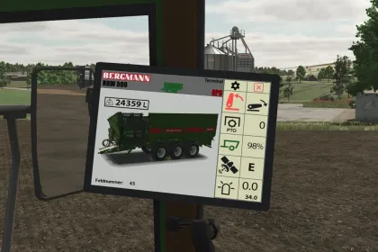 Ефективний Мод на Вантажівку Bergmann GTW330 для Farming Simulator 25 — 4
