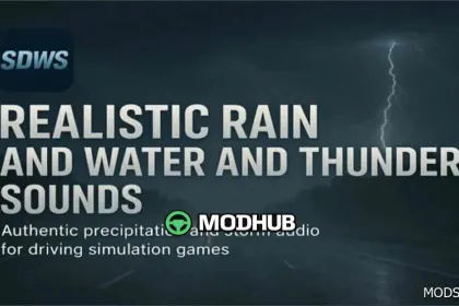 Realistic Rain & Thunder Sounds V10.0 - immersive mod