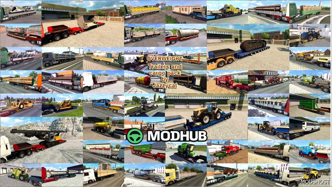 Overweight Trailers and Cargo Pack V11.10.2 - impressive!