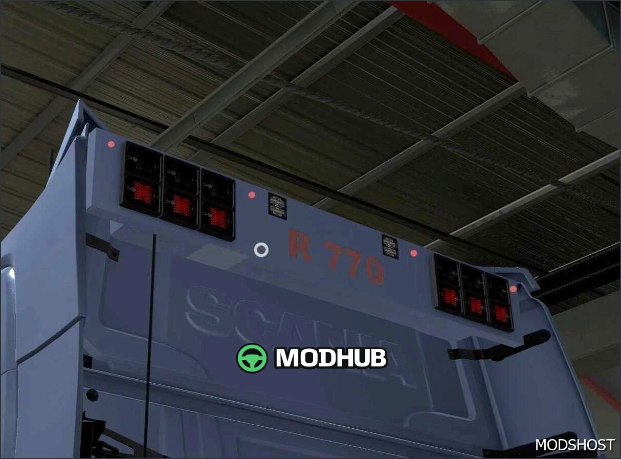 Світлодіодний Спойлерний Ліхтар BAR 1.58 ETS2 - Яскравий та Стильний