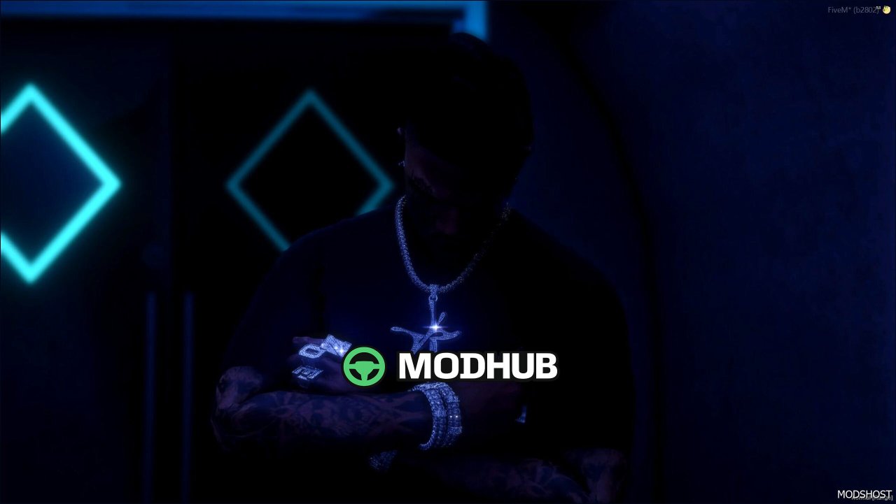 YSL NEUE Logo-Kette für MP Male GTA 5 Spieler Mod