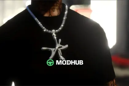 YSL NEW Logo Chain for MP Male GTA 5 Player Mod — 5
