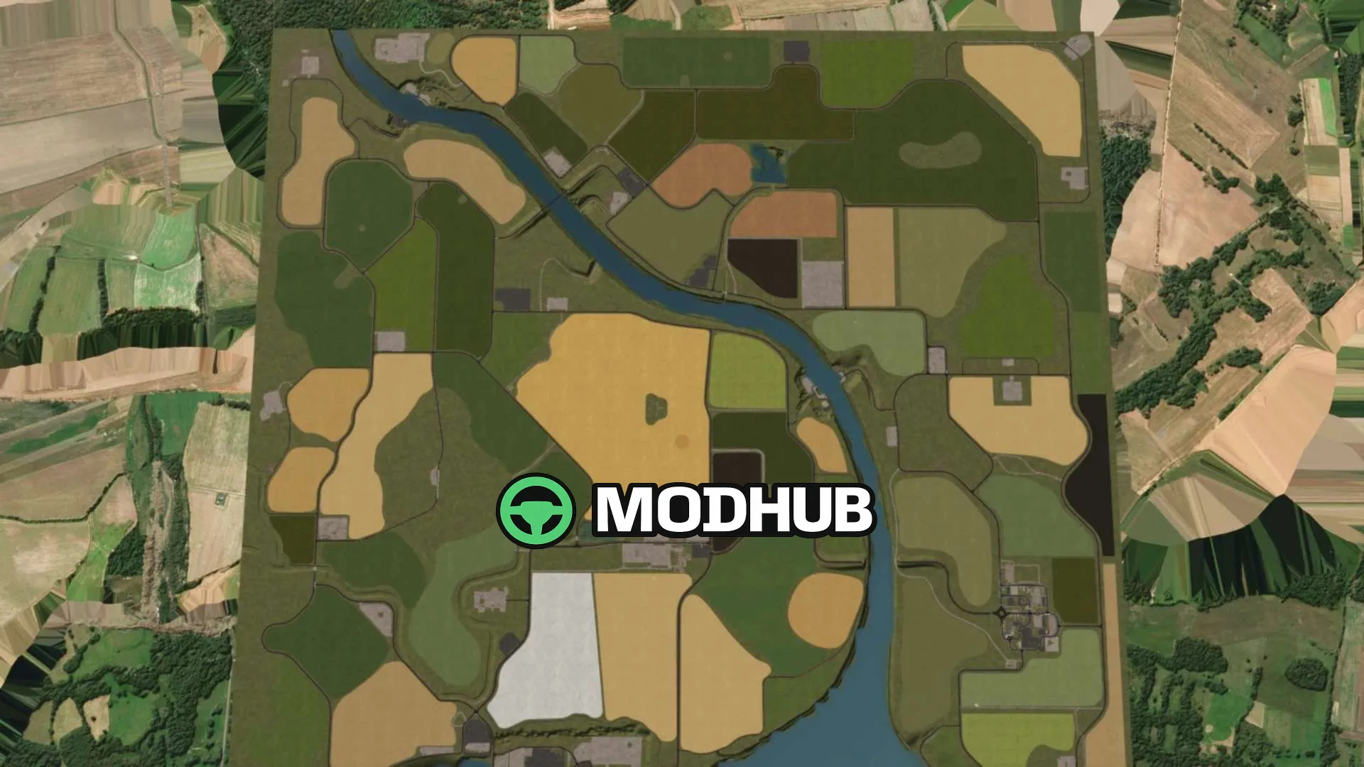 Мод на Карти Am Nord Ostsee Kanal 4x v0.9.1.1 для Фермер Симулятор 25