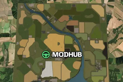 Мод на Карти Am Nord Ostsee Kanal 4x v0.9.1.1 для Фермер Симулятор 25