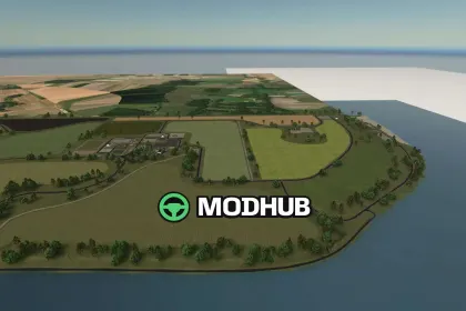 Мод на Карти Am Nord Ostsee Kanal 4x v0.9.1.1 для Фермер Симулятор 25