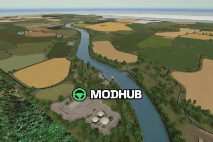 Мод на Карти Am Nord Ostsee Kanal 4x v0.9.1.1 для Фермер Симулятор 25