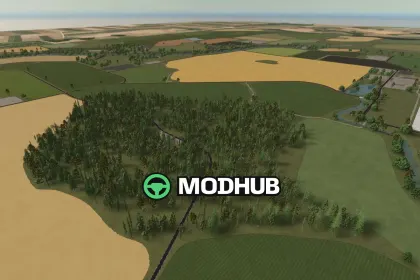 Мод на Карти Am Nord Ostsee Kanal 4x v0.9.1.1 для Фермер Симулятор 25