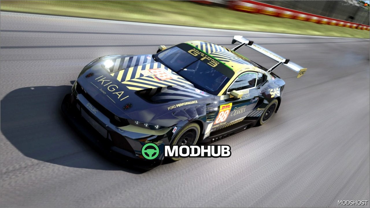 Форд Мустанг GT3 Додаток / Вражаючий та стильний мод