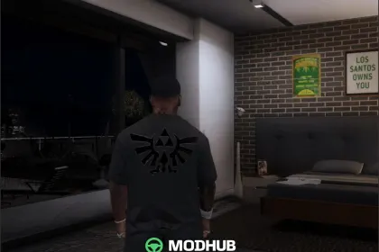 Футболка Zelda для Франкліна - Яскравий мод для гравців