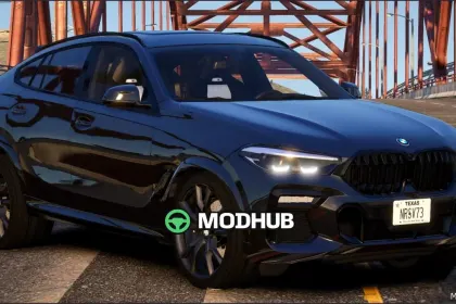 Luxuriöser BMW X6 xDrive30d 2023 - GTA V Fahrzeugmod