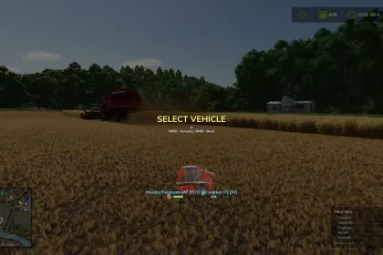 Ефективний Мод Radial Vehicle Switcher для Farming Simulator 25 — 3